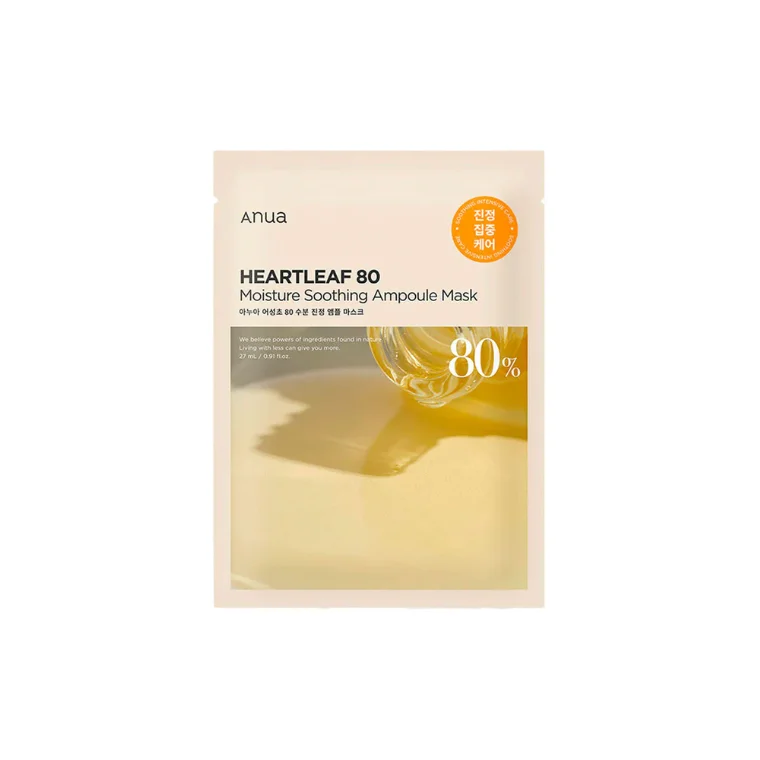Anua Heartleaf 80 Moisture Soothing Ampoule Mask (27ml)