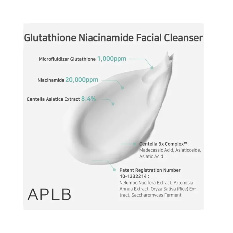 APLB Glutathione Niacinamide Facial Cleanser (80ml)