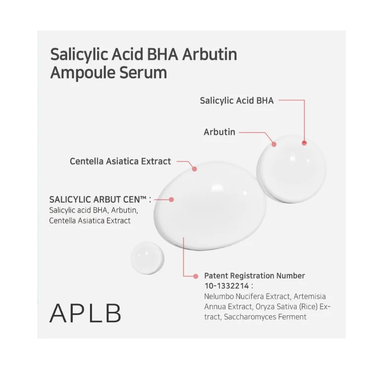 APLB Salicylic Acid BHA Arbutin Ampoule Serum (40ml)