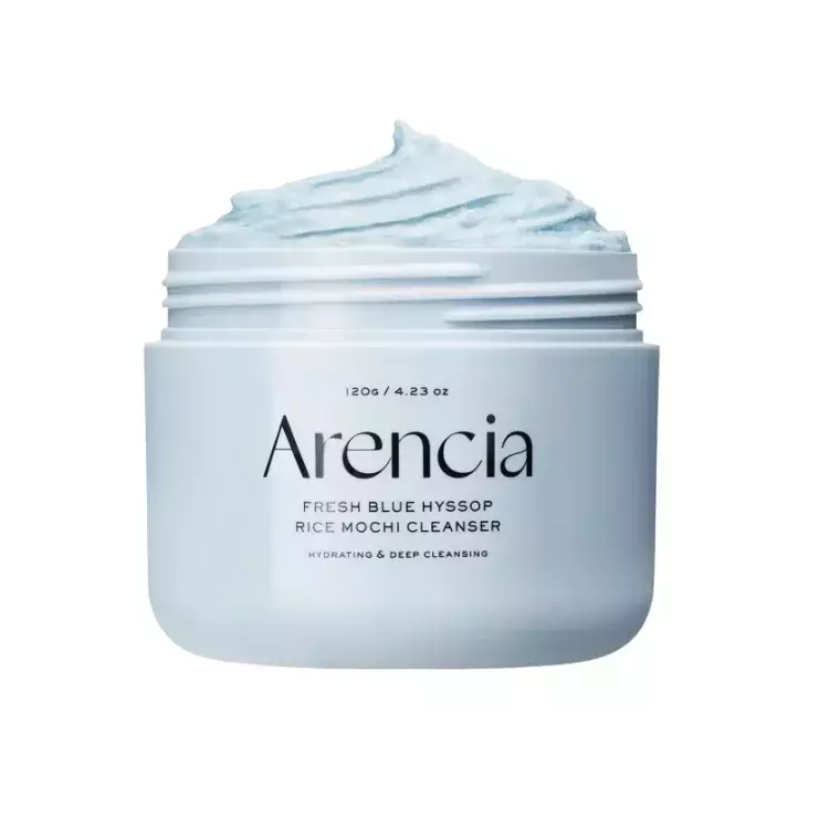 Arencia Fresh Blue Hyssop Rice Mochi Cleanser (120gm)