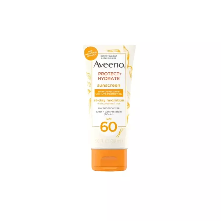Aveeno Protect + Hydrate Body Sunscreen Lotion with Spf 60 (88ml)