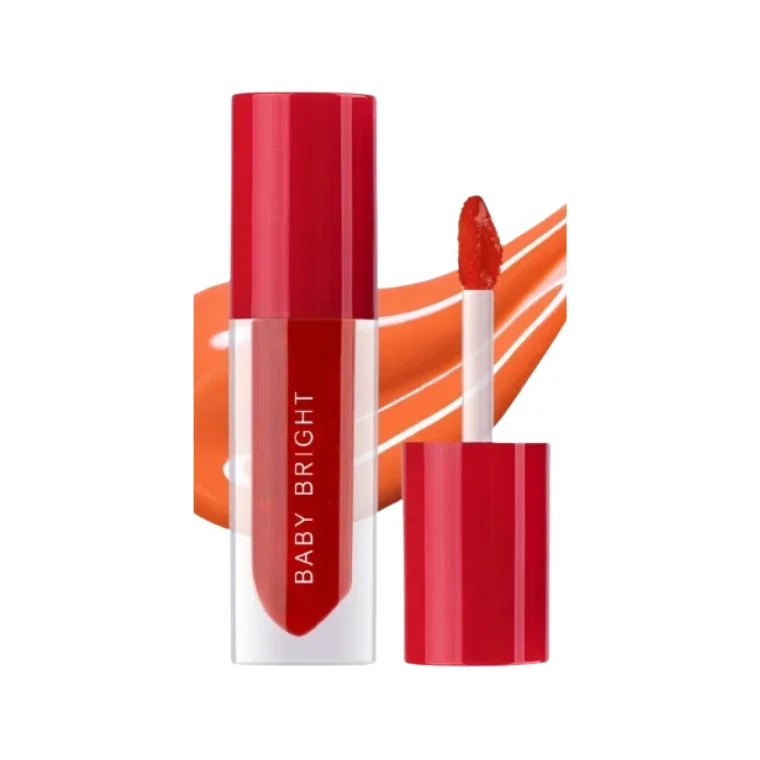 Baby Bright Lip & Cheek Watermelon Gel Tint #02 Lively Orange (2.5gm)