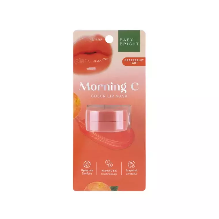 Baby Bright Morning C Color Lip Mask #Grapefruit Tart (3.8gm)