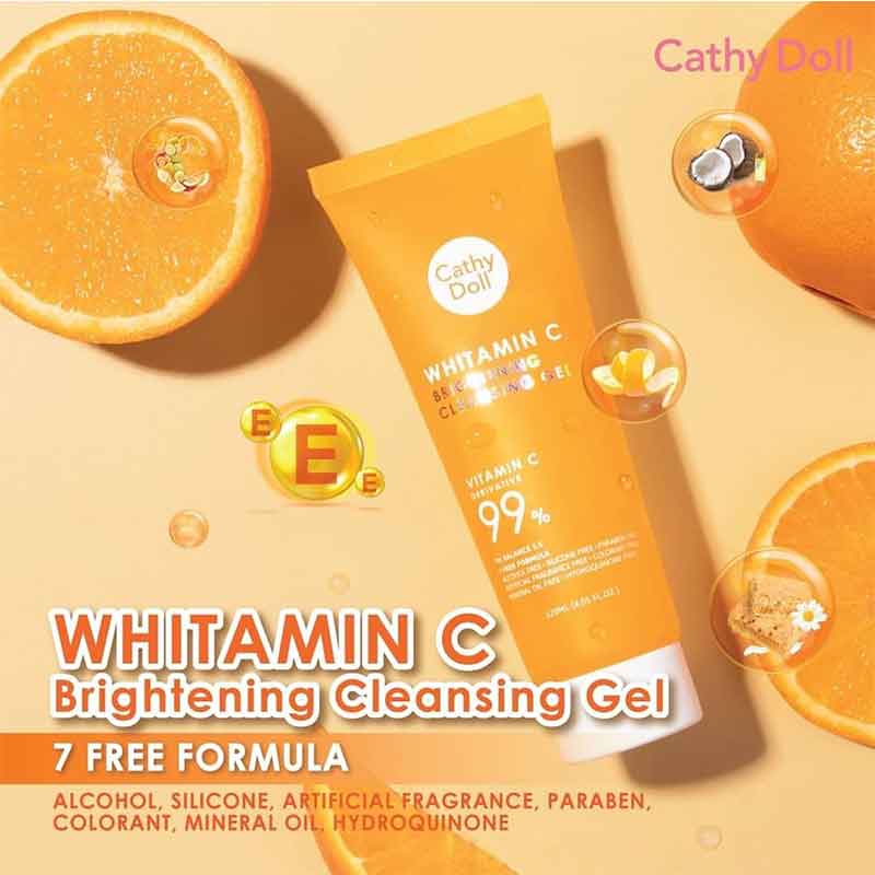 Cathy Doll Whitamin C Brightening Cleansing Gel (120 ml)