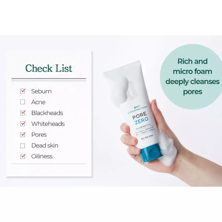 Be the Skin BHA+ Pore Zero Cleansing Foam (3gm)