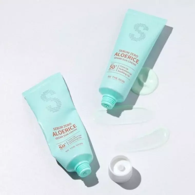 Be The Skin Sebum Zero Aloerice Vegan Sun Cream SPF50+++ (5ml)