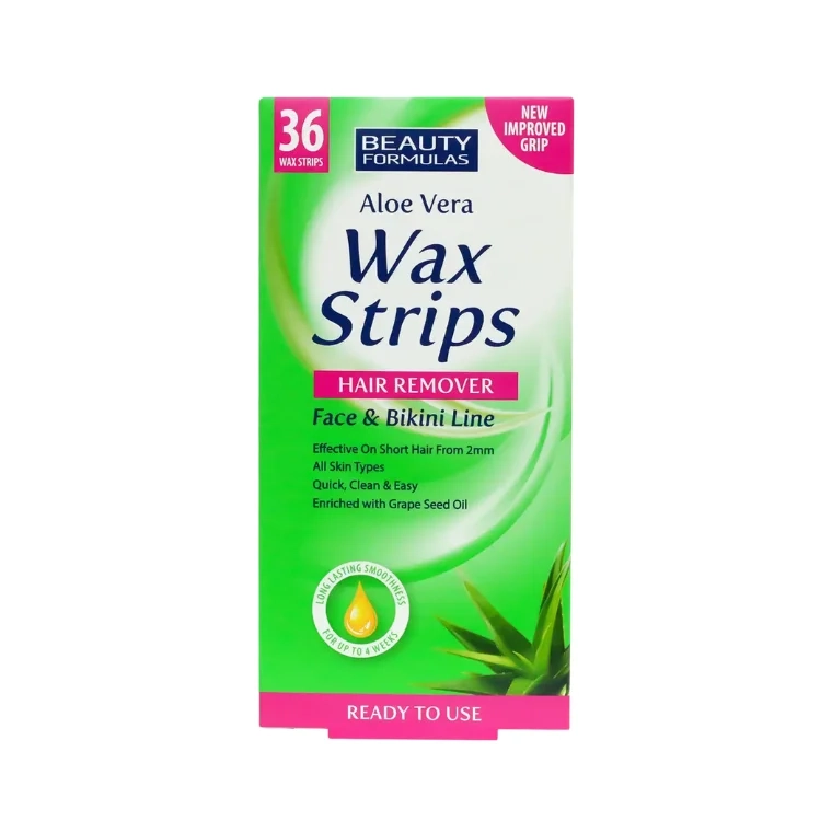 Beauty Formulas Aloe Vera Wax Strips