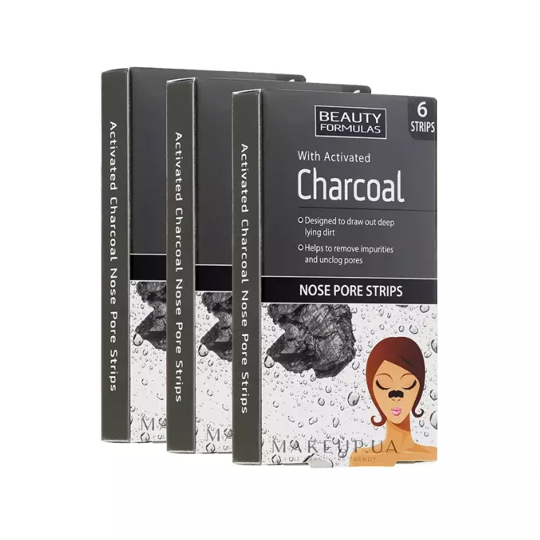 Beauty Formulas Nose Pore Strips with Active Charcoal