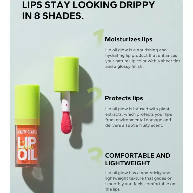 Beauty Glazed Glow Lip Oil #106 Fuse (4gm)