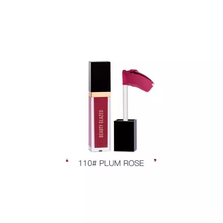 Beauty Glazed Matte Liquid Lipstick #110 Plum Rose (2.8gm)