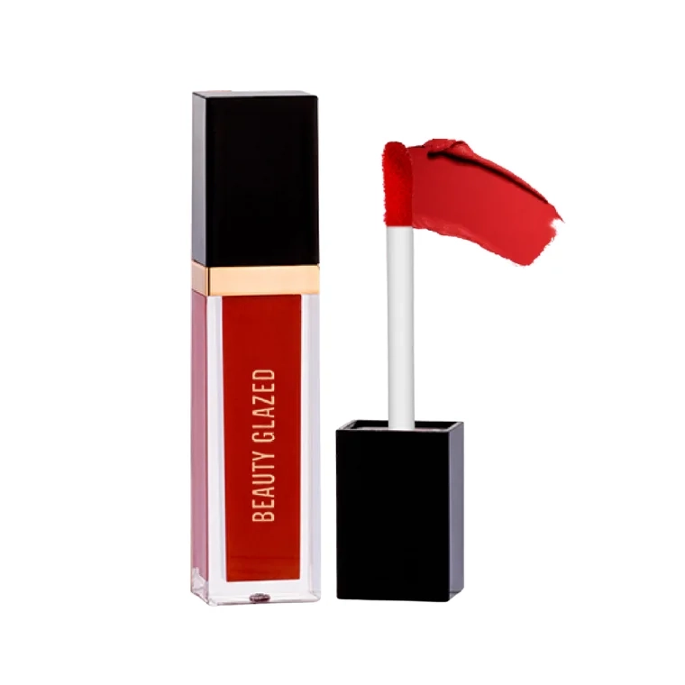 Beauty Glazed Matte Liquid Lipstick #123 Vintage Brick (2.8gm)