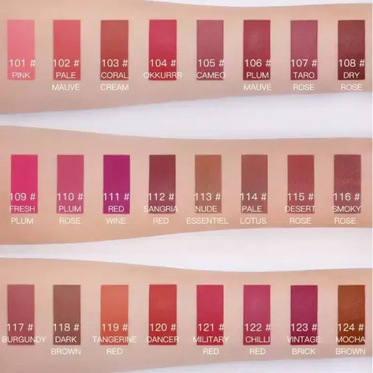Beauty Glazed Matte Liquide Lipstick #117- Burgundy(2.8gm)
