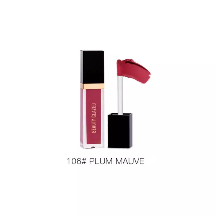 Beauty Glazed Matte Liquide Lipstick #106 plum Mauve (2.8gm)