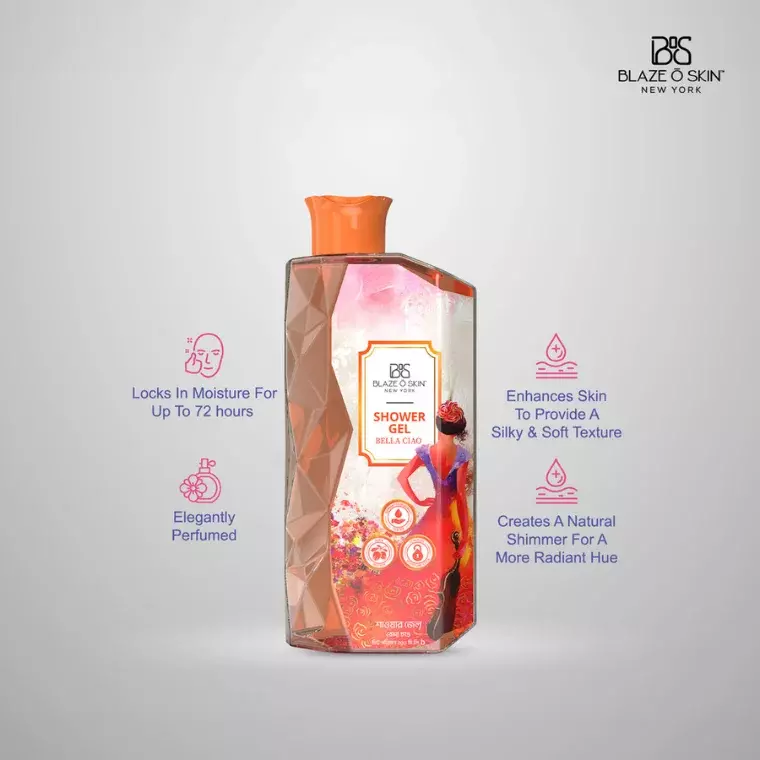 Blaze O Skin Shower Gel Bella Ciao (250ml)
