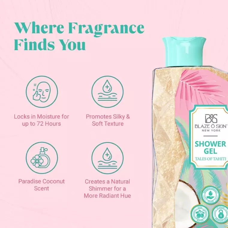 Blaze O Skin Shower Gel #Tales of Tahiti (250ml)