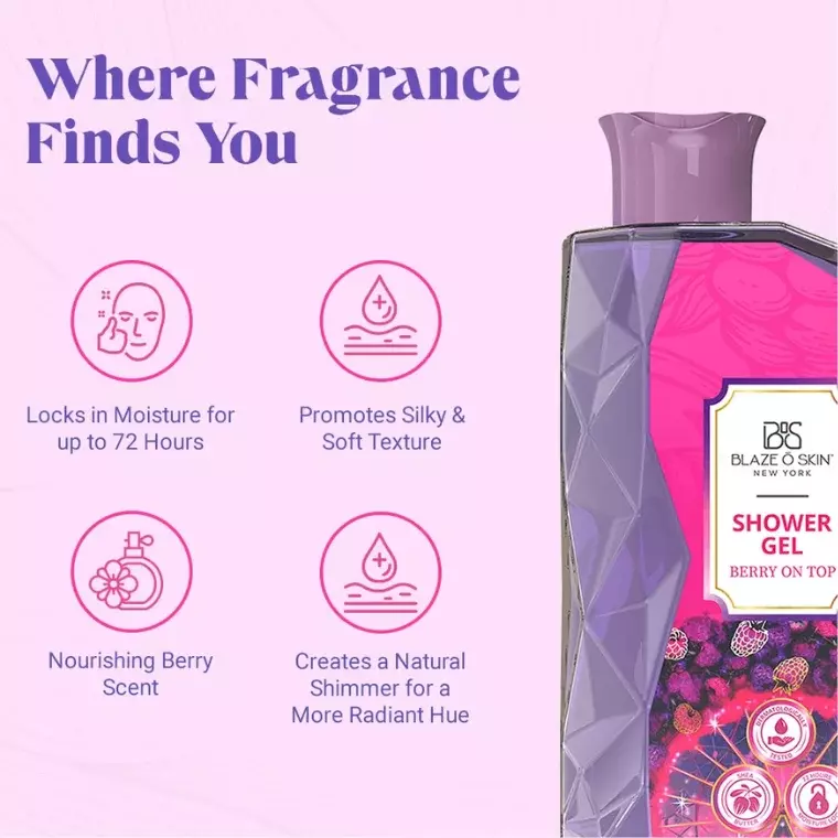 Blaze O SkinShower Gel Berry On Top (250ml)