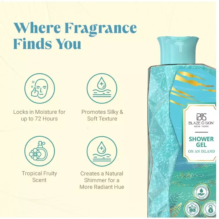 Blaze O Skin Shower Gel #On An Island (250ml)