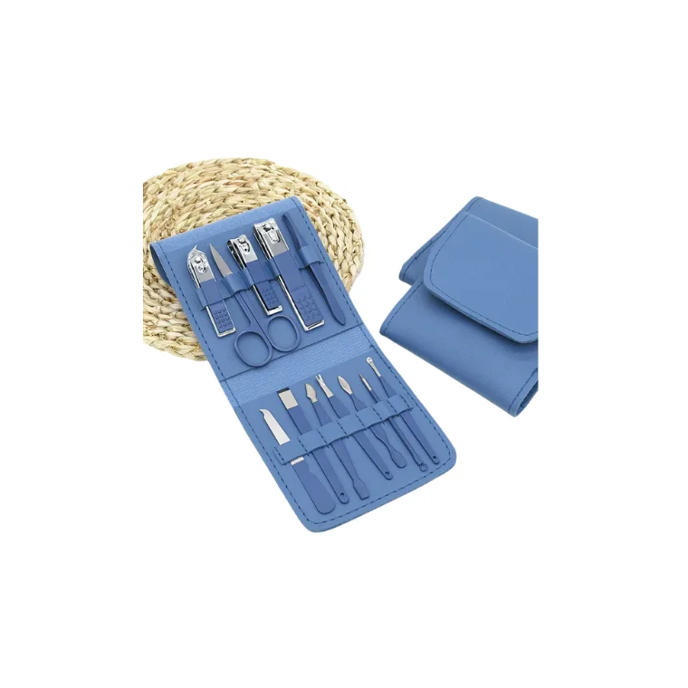 Blink 12 Pcs Nail Clipper Set - BLUE