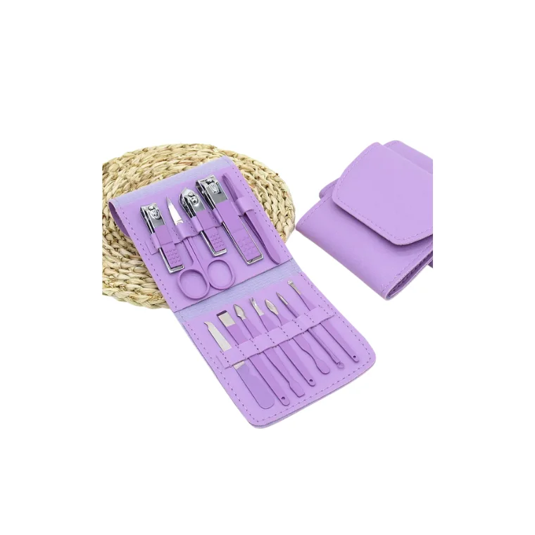 Blink 12 Pcs Nail Clipper Set -PURPLE