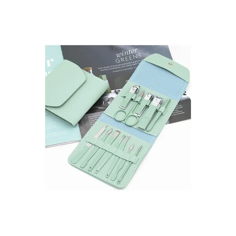 Blink 12 Pcs Nail Clipper Set -GREEN