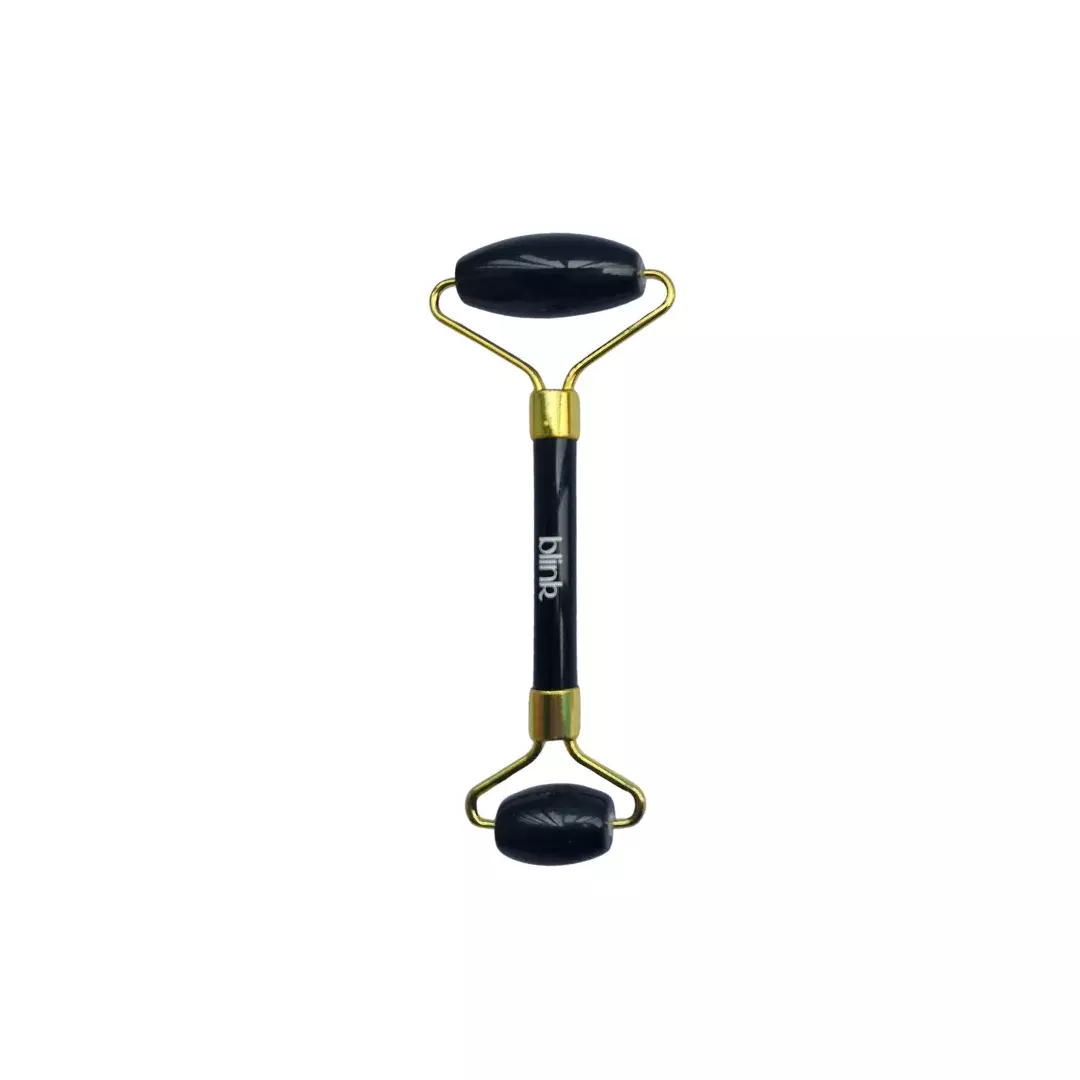 Blink Black Obsidian Facial Roller with Gua Sha Set(2pcs)