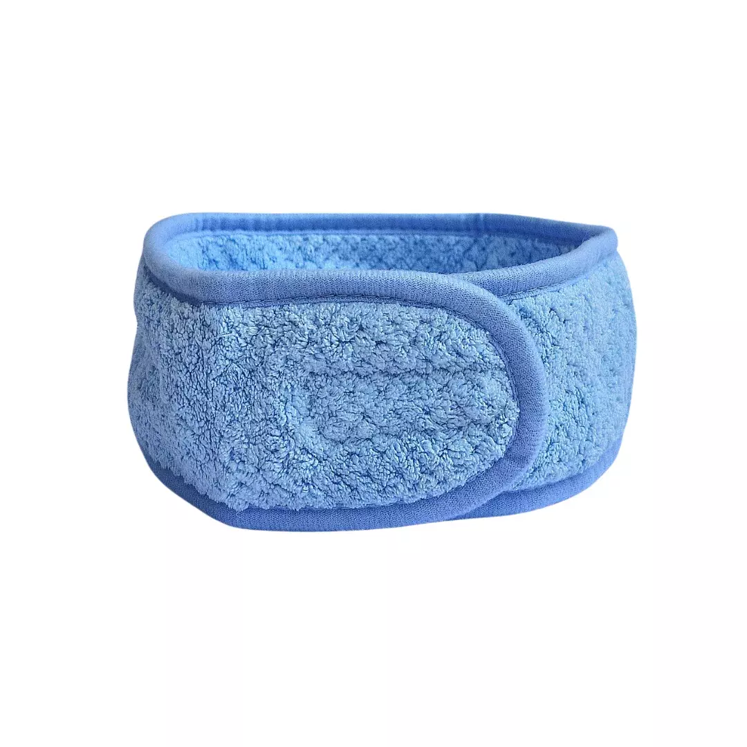 Blink Blue Velcro Design Bath Headband