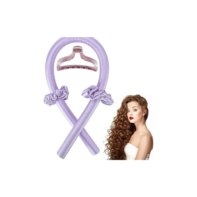 Blink Heatless Curling Rod Headband Hair Curler - Purple