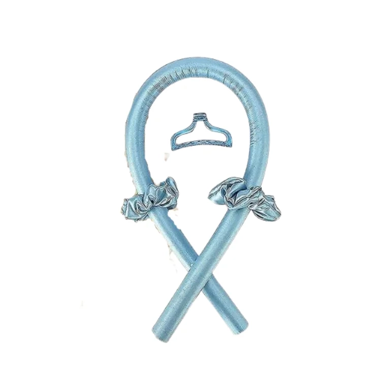 Blink Heatless Curling Rod Headband Hair Curler #Blue