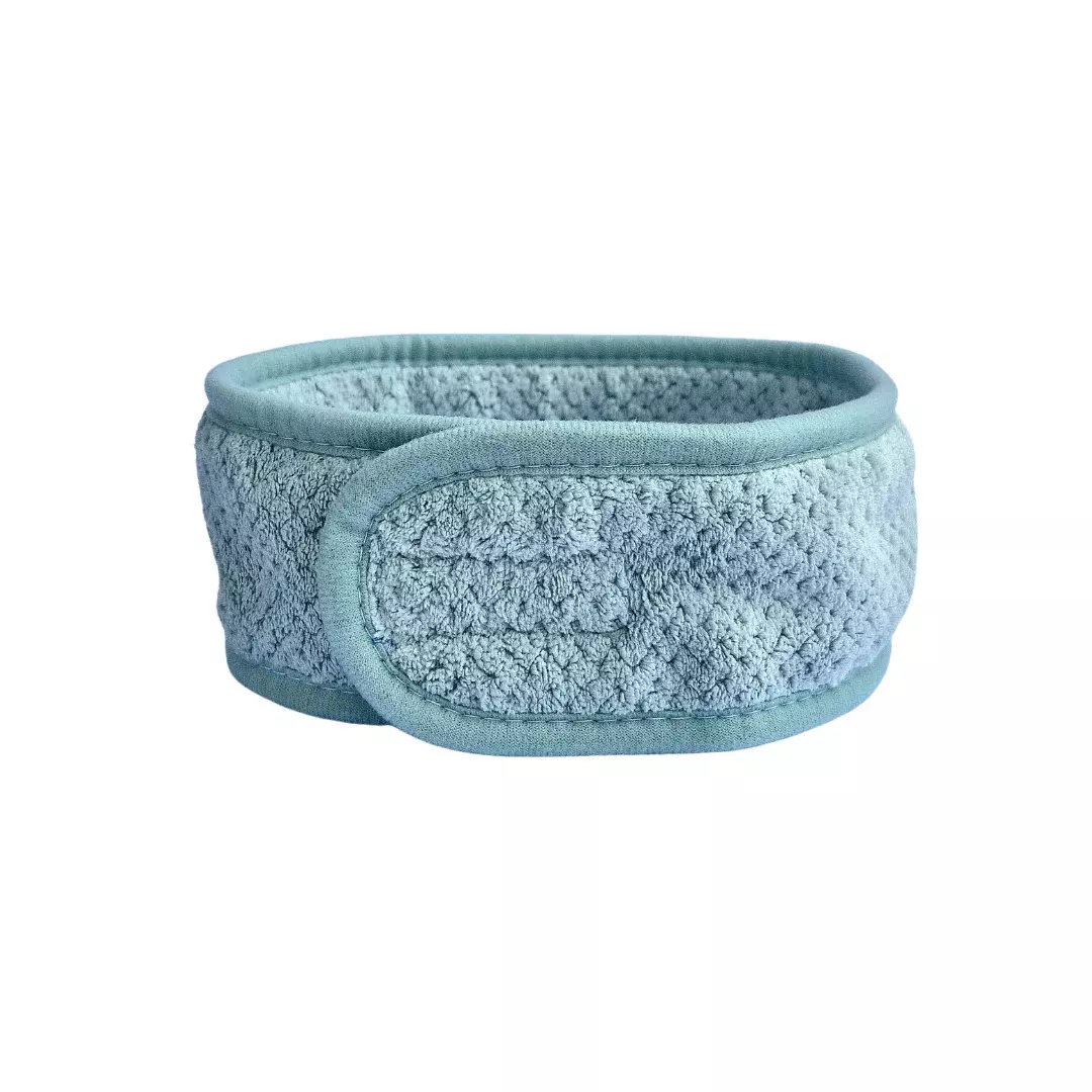 Blink Light Blue Velcro Design Bath Headband