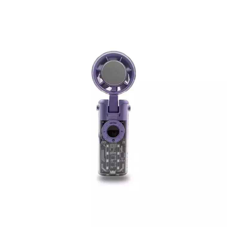 Blink Mech High speed folding handheld fan(Model;K811)- PURPLE