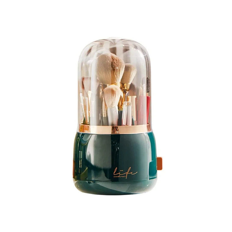 Blink Multifunction 360 Degree Rotating Makeup Brush Holder Cosmetics Organizer Green