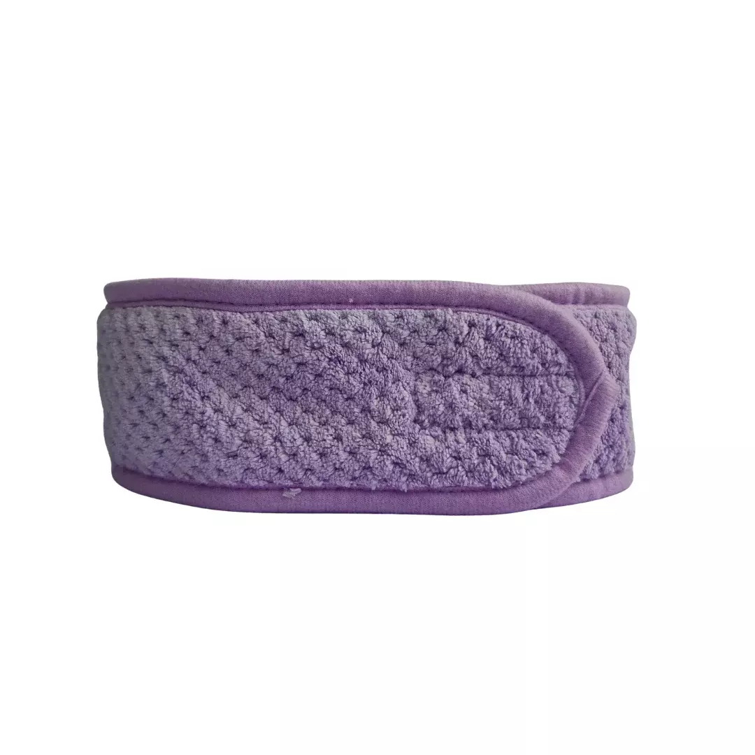 Blink  Purple Velcro Design Bath Headband