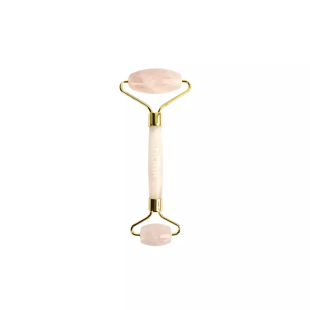 Blink Rose Quartz Facial Roller+Guasha Set