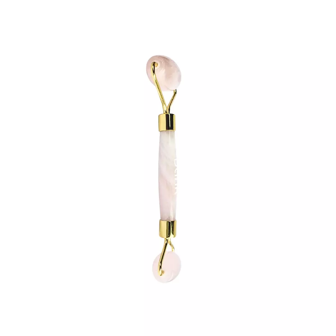 Blink Rose Quartz Facial Roller+Guasha Set