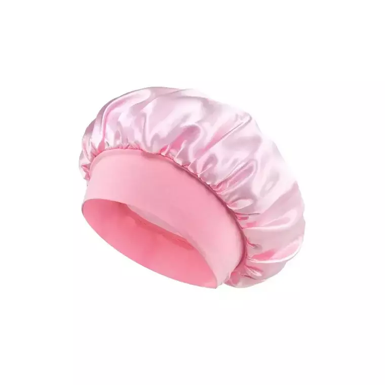 Blink Silk Bonnet Caps Plain Night Sleep Hat Women Hair Satin Scarf - Pink