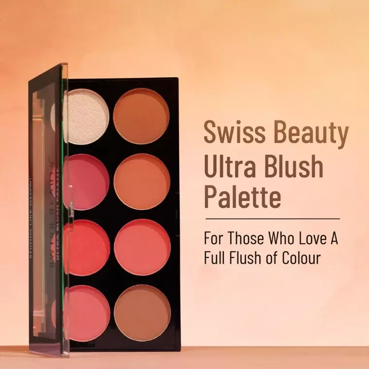Swiss Beauty Ultra Blush Palette -01 (16gm)