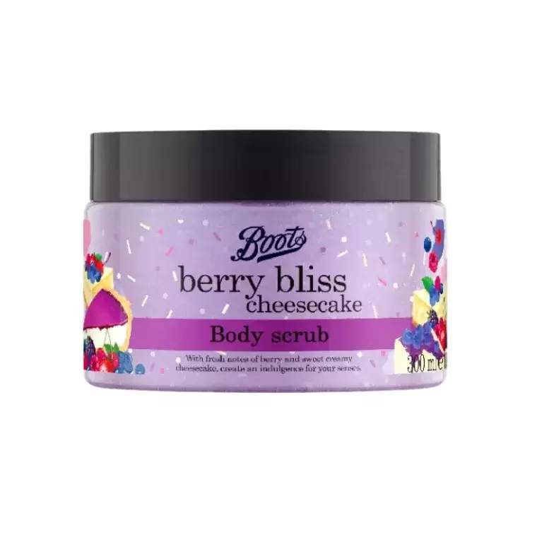 Boots Berry Bliss Cheesecake Body Scrub (300ml)