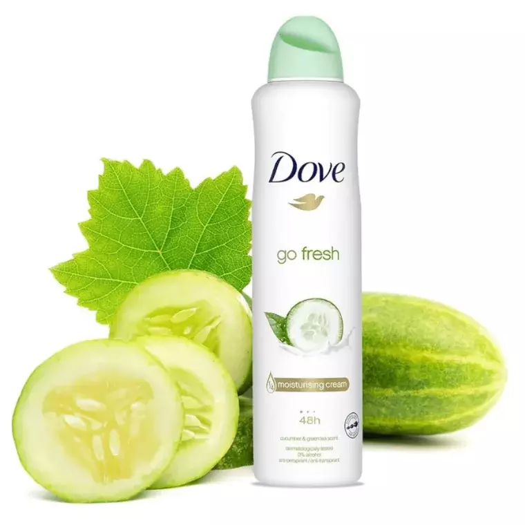 Dove Go Fresh Cucumber & Green Tea Deodorant Spray (250ml)