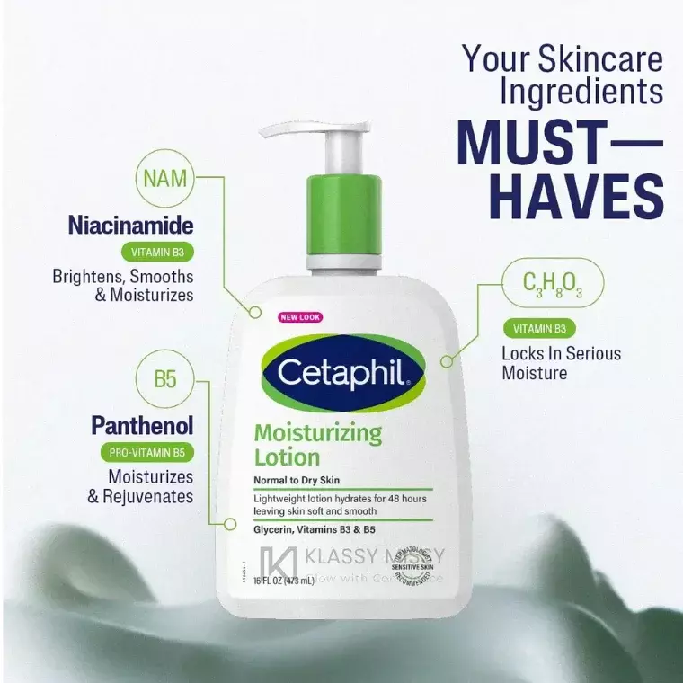 Cetaphil Moisturizing Lotion for Normal to Dry Skin (473ml)