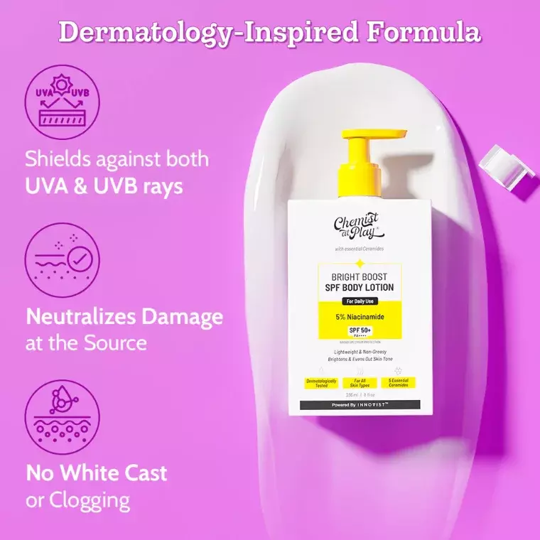 Chemist at Play Bright Boost SPF Body Lotion (236ml)