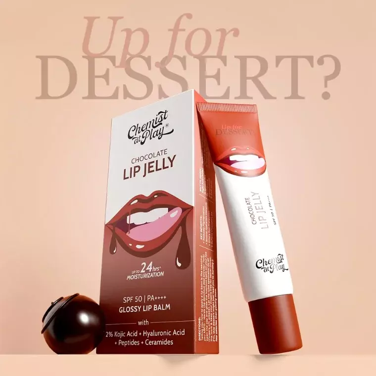 Chemist At Play Glossy Lip Balm SPF 50 PA++++# Chocolate (10gm)