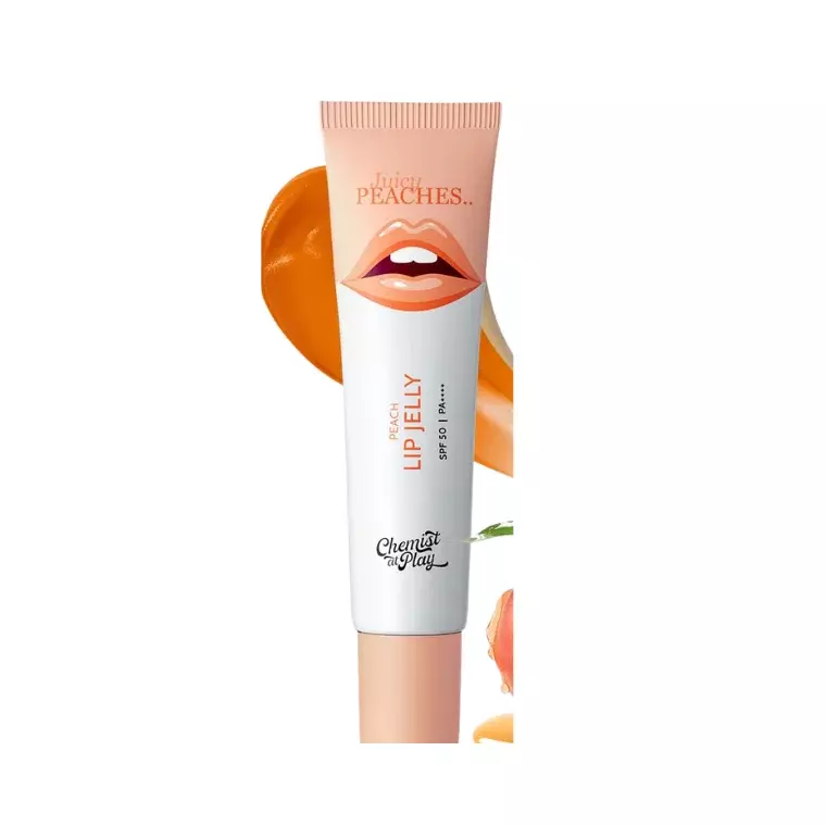 Chemist At Play Glossy Lip Balm SPF 50 PA++++#Peach (10gm)