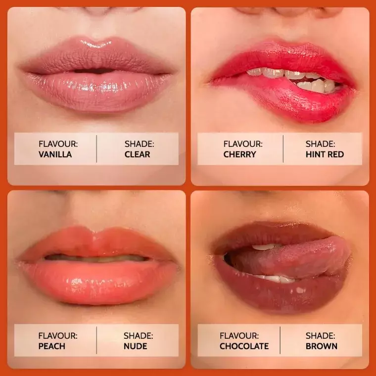 Chemist At Play Glossy Lip Balm SPF 50 PA++++#Peach (10gm)