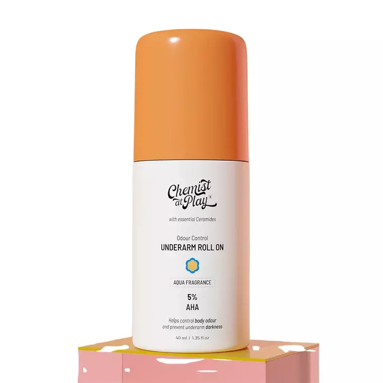 Chemist at Play UnderArm Roll On with 5% AHA (40ml)