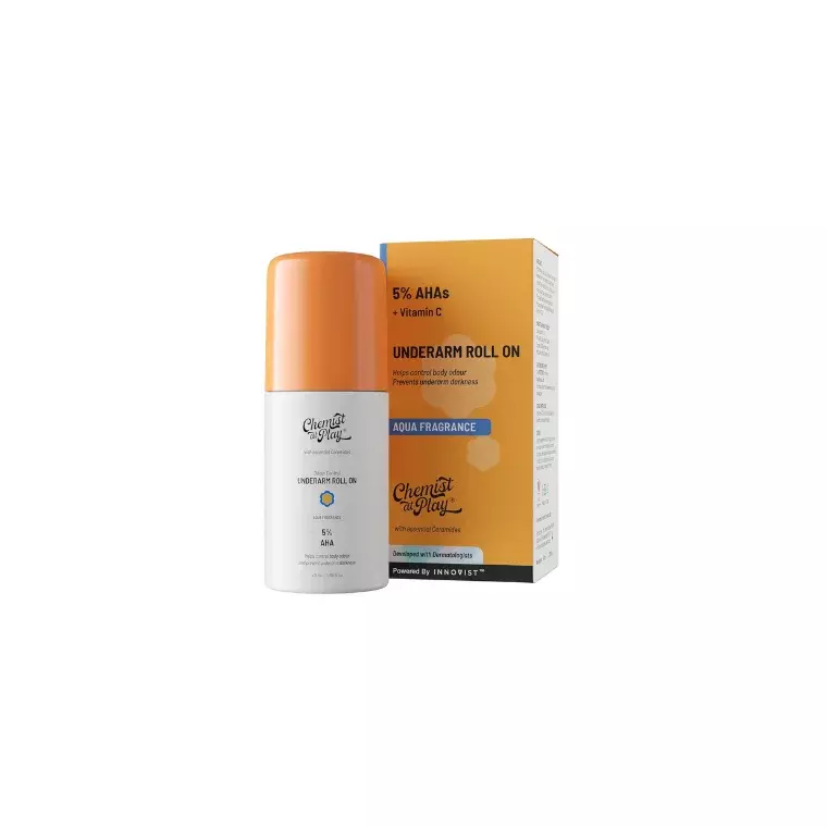 Chemist at Play UnderArm Roll On with 5% AHA (40ml)