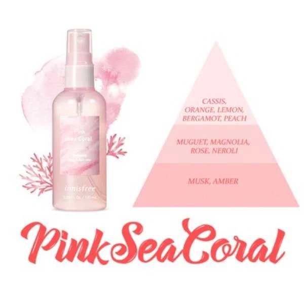 Innisfree Perfumed Body & Hair Mist Pink Sea Coral (100ml)