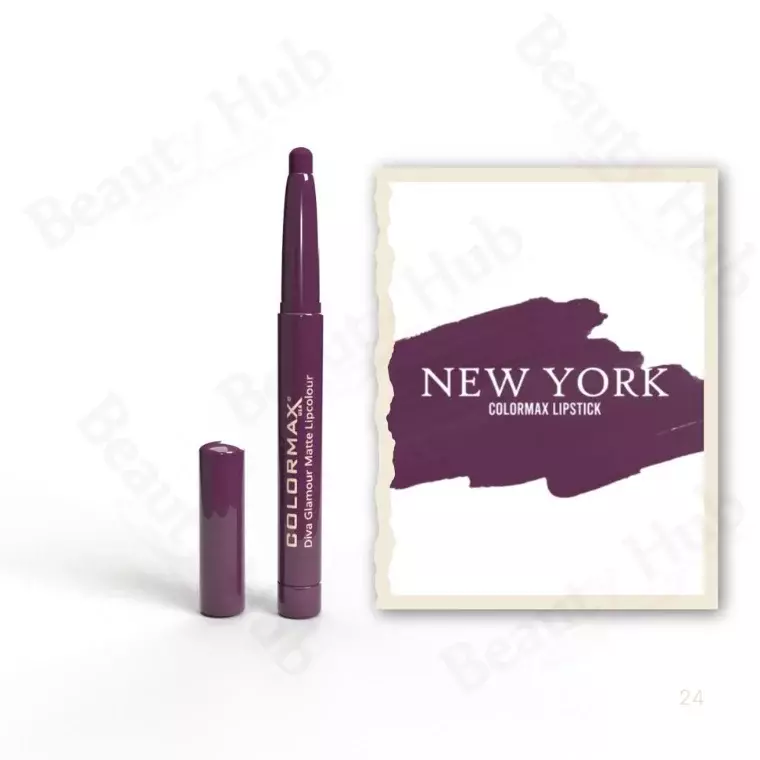 Colormax Diva Glamour Matte LipColor #New York (1.4gm)