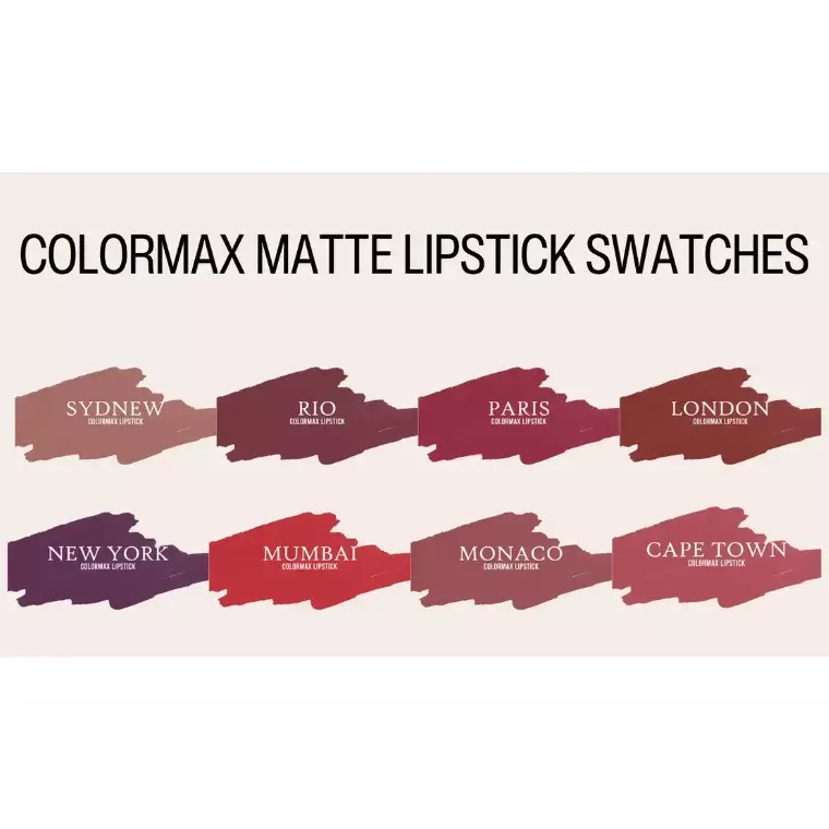 Colormax Diva Glamour Matte LipColor #New York (1.4gm)