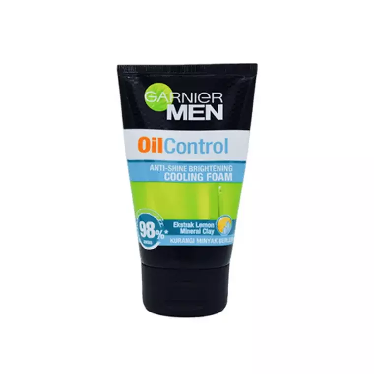 Garnier Men Oil Control Anti-Shine Brightening Cooling Foam (100ml)