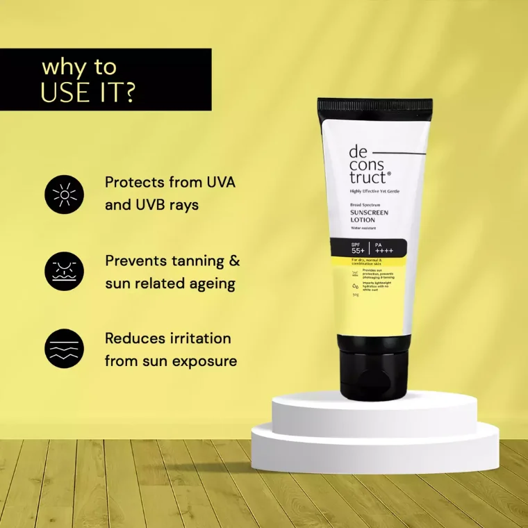 Deconstruct Lightweight Gel Water Resistant Sunscreen for SPF (50gm)